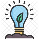 Lightbulb Energy Green Icon