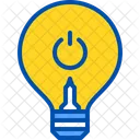 Lightbulb Idea Power Icon