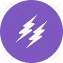 Lightening Thunder Bolt Icon