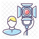 Lighting Technician Operator Icon