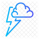 Lightning Electricity Stromy Icon