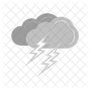 Lightning Thunder Cloud Icon