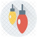 Christmas Lights Bulbs Icon