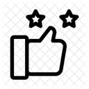 Gostar Polegar Interface Do Usuario Ícone