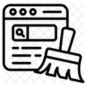 Limpeza de browser  Ícone