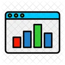 Line Bars Statistics Business And Finance Icon