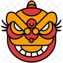 Lion Dance Chinese New Year Mid Autumn Icon