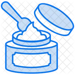 Lip scrub jar  Icon