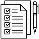List Evaluation Check List Icon