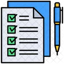 List Evaluation Check List Icon