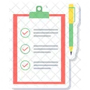 List Checklist Clipboard Icon