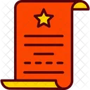 List Manuscript Paper Icon