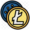 Litecoin Crypto Cryptocurrency Icône