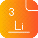 Lithium Periodic Table Chemistry アイコン