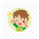 Happy Avatar Boy Icon