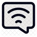 Live Chat Chat Wifi Icon