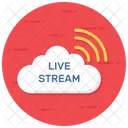 Live Streaming Online Streaming Broadcast Media Icon