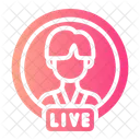 Live Streaming  Icon