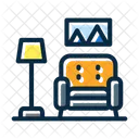 Furniture Home Sofa Icon