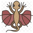 Lizard Flying Wings Icon