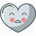 Establecer Icono De Emoji De Corazon Ligero Icono