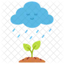 Ecologia Lluvia Arbol Icono