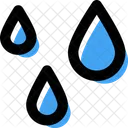 Lluvia Agua Gota Icono