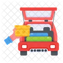 Loading Car Loading Vehicle Car Trunk Icon