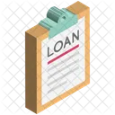 Loan Loan Application Loan Paper Icon