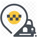 Location Taxi Car Icon