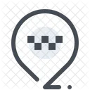 Location Taxi Mark Icon