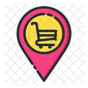 Location Shopping Location Shopping Location Point Icon