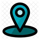 Location Pin Summer Icon