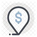 Location Pointer Dollar Icon