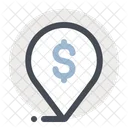 Location Pointer Dollar Icon