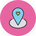 Location Romance Love Icon