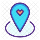 Location Romance Love Icon