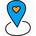 Location Romance Love Icon