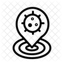 Location Of Aspergillosis Spores Spread Icône