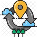 Location Refresh Reload Location Rerouting Location Icon