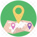 Locationing Location Pointer Icon