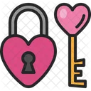 Lock Key Unlock Icon