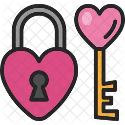 Lock and key  Icon