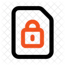 Lock File Document Icon