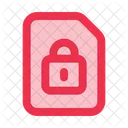 Lock File Document Icon