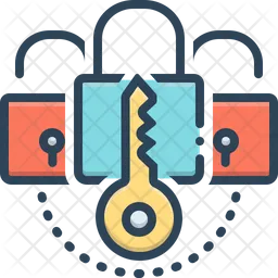 Lock Key  Icon