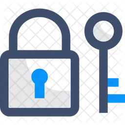 Lock Key  Icon