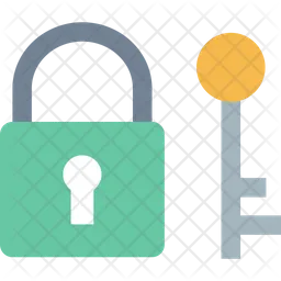 Lock Key  Icon