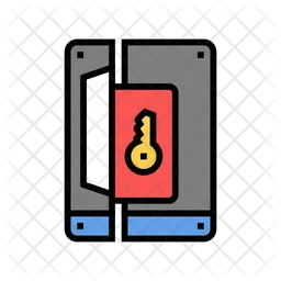 Lock Key  Icon