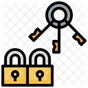 Lock Key  Icon